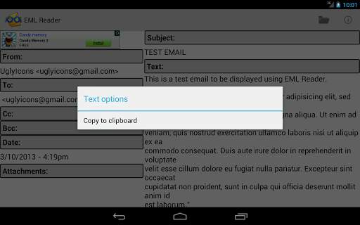 EML Reader FREE screenshot 8