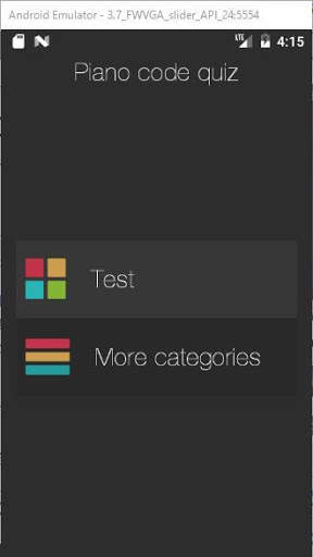Piano chord quiz screenshot 1