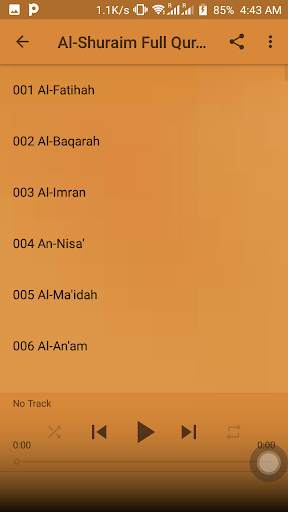 Al-Shuraim Full Quran MP3 screenshot 2