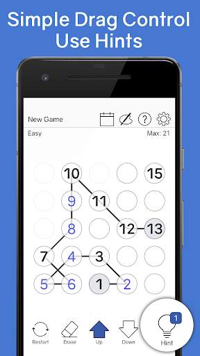 Number Chain - Logic Puzzle screenshot 1