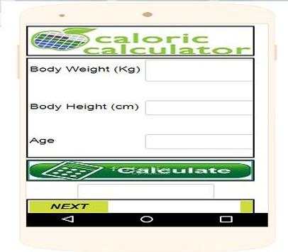 calorie calculator screenshot 2