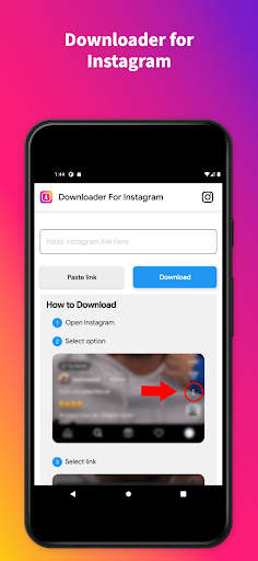 Downloader for Instagram screenshot 1