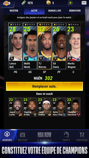 NBA NOW, jeu mobile de basket screenshot 4