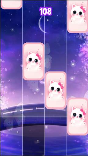 Cat Magic Tiles Piano :Free Music Game screenshot 2