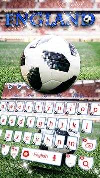 Sepak Bola Piala Dunia Keyboard Tema screenshot 2
