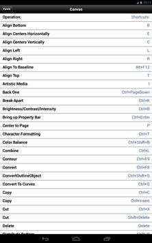 Shortcuts for CorelDraw скриншот 10