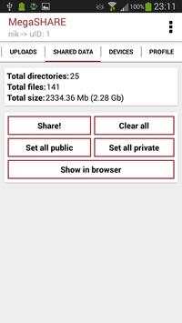 MegaSHARE screenshot 3