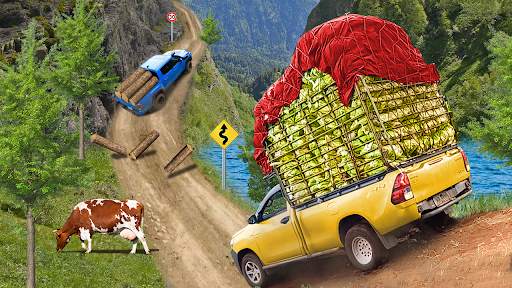 Offroad Pickup Cargo Truck 3D screenshot 2