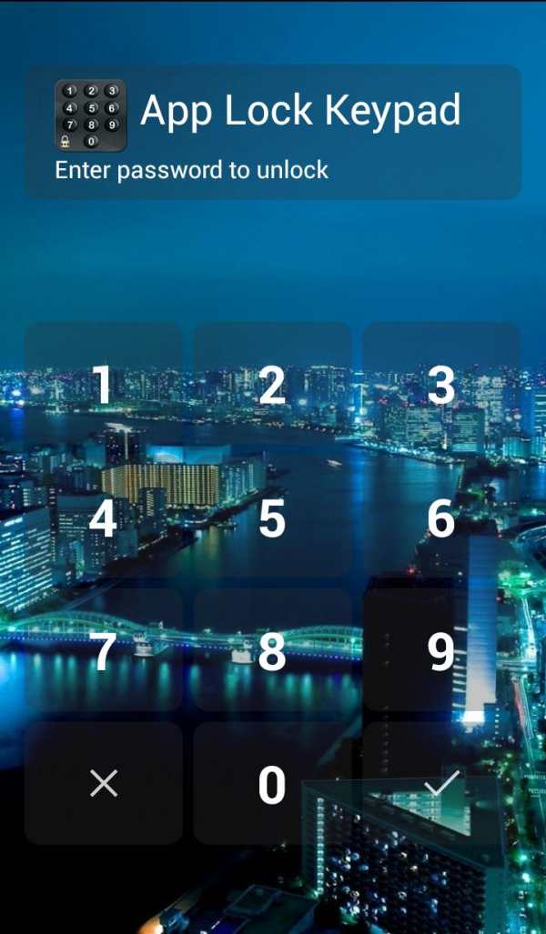 App Lock Keypad screenshot 1