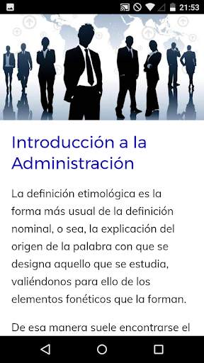 Curso de Administración screenshot 2