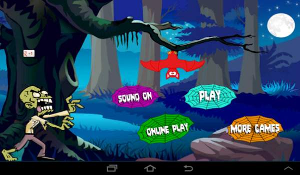 Bat vs Zombie: Easy Flap Game screenshot 1