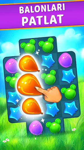 Balon Patlatma: Maç 3 Oyunları screenshot 1