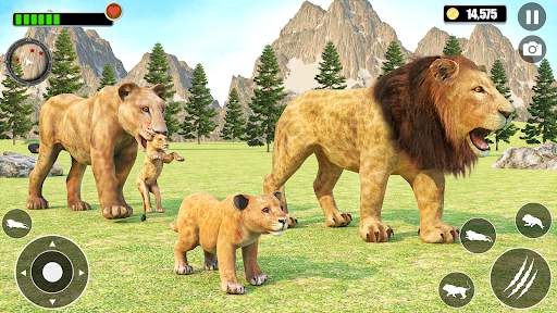 Angry Lion Simulator Lion Game screenshot 1