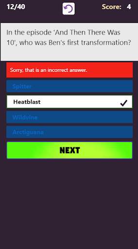 Quiz for Ben 10 screenshot 4