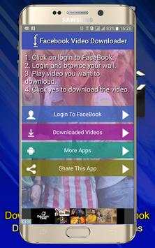 FB Video Downloader Free स्क्रीनशॉट 2