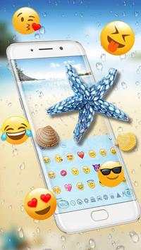 Starfish Keyboard Theme for Samsung S8 screenshot 3