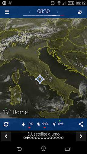 Sat24, satellite meteorologico screenshot 1