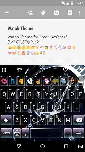 Watch Emoji Keyboard Theme screenshot 2