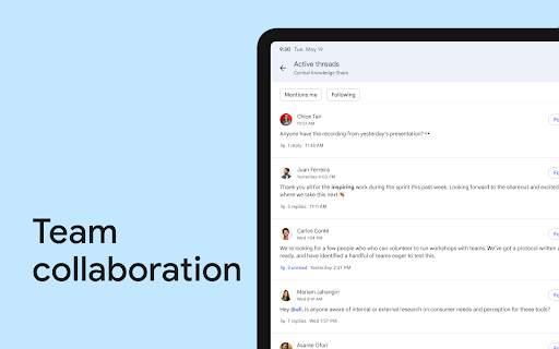 Google Chat screenshot 11
