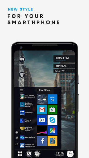 Lomo City Theme for Computer launcher screenshot 2