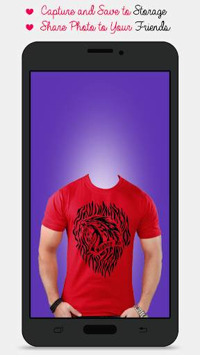 Man T-shirt Photo Maker 2 تصوير الشاشة