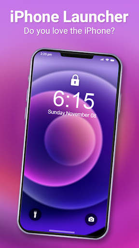 Phone 13 Launcher OS 15 screenshot 1