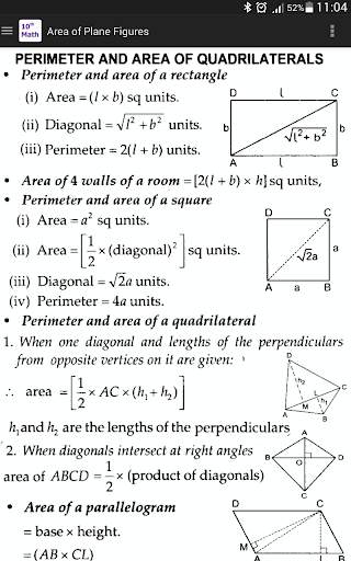 10th Class Math Formula screenshot 5