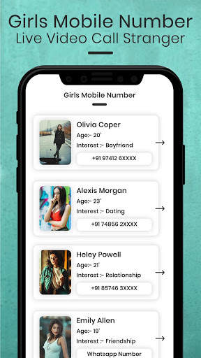 Girls Mobile Number Live Video Call Stranger screenshot 6