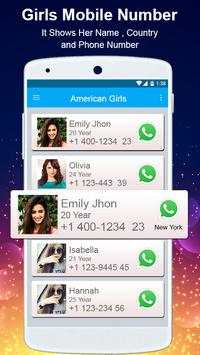 Girls Mobile Numbers:Easy chat Free Phone Numbers screenshot 2