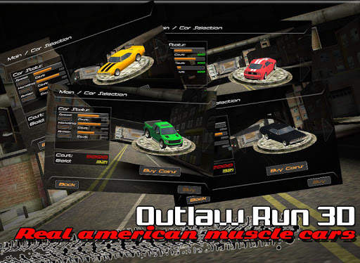 Outlaw run 3D - Racing Cars screenshot 8
