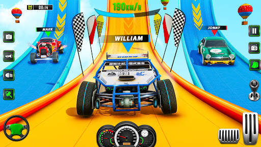 GT Car Stunt Ramp Car Games screenshot 3