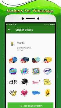 Stickers for Whatsapp: Daily Updated WAstickerApps screenshot 4