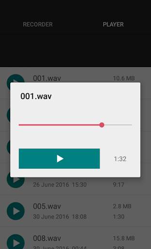 Sound Recorder 4 تصوير الشاشة
