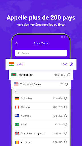 UXCall - Appel international screenshot 2