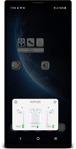 Bluetooth Music Widget Battery screenshot 2