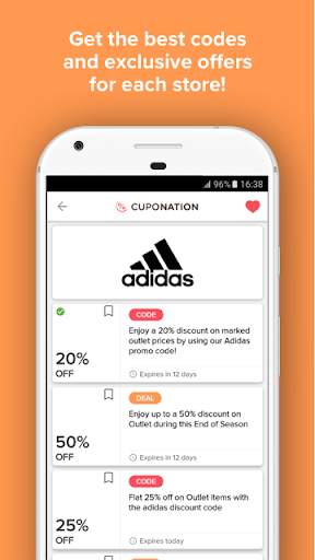 Cuponation App: Exclusive codes every day screenshot 5