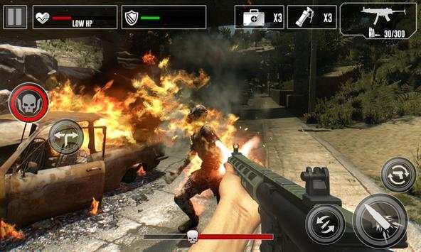 Zombie Shooter Call Of War screenshot 1