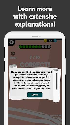 Anatomy & Physiology Quiz - Free Human Anatomy App screenshot 3