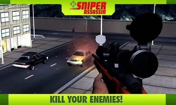 Crime City Sniper Assassin 3D screenshot 3