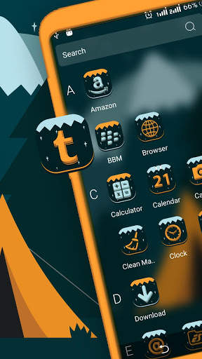 Abstract Tree Hut Launcher Theme screenshot 3