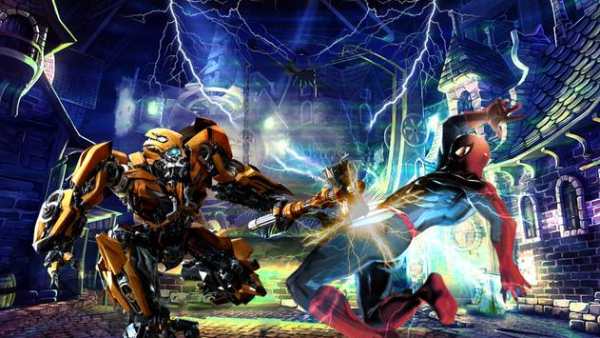 Superheroes Fighting Vs Robot Fighting Games screenshot 2