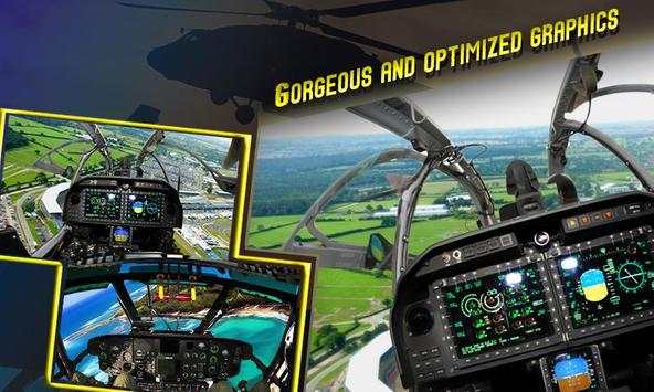 Helicopter driving simulator screenshot 1