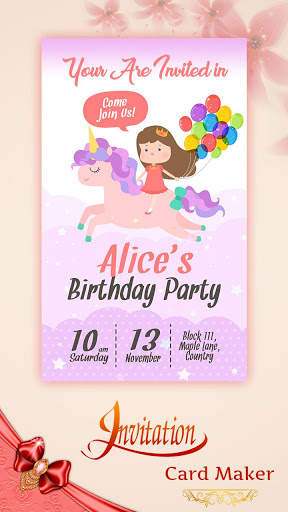 Digital Invitation Card Maker screenshot 4