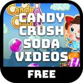 Free Candy Crush Soda Saga Videos, Tricks logo