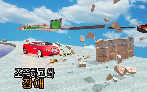 메가 자동차 램프 불가능한 스턴트 게임 screenshot 3