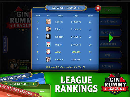 Gin Rummy League screenshot 2