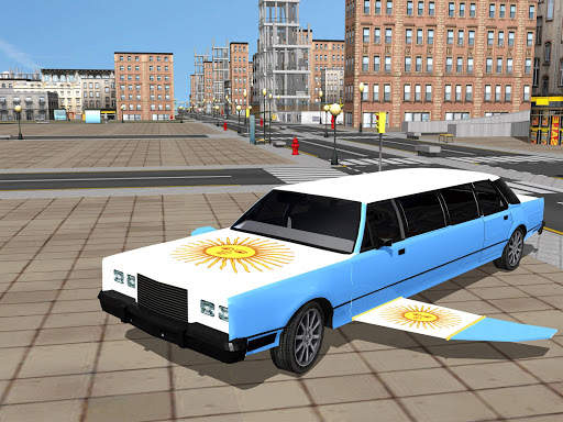 Flying Limo Car Driving Fever screenshot 16