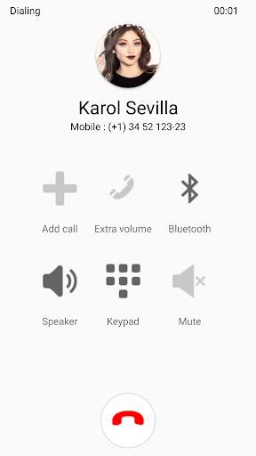 📞Karol Sevilla Video Call Simulator screenshot 2