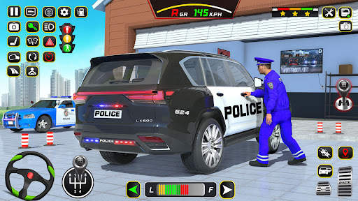 Police Car Driving School Game screenshot 2
