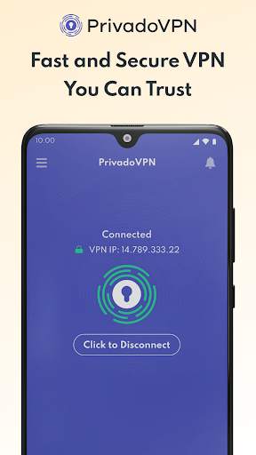 PrivadoVPN - Fast Private VPN screenshot 1